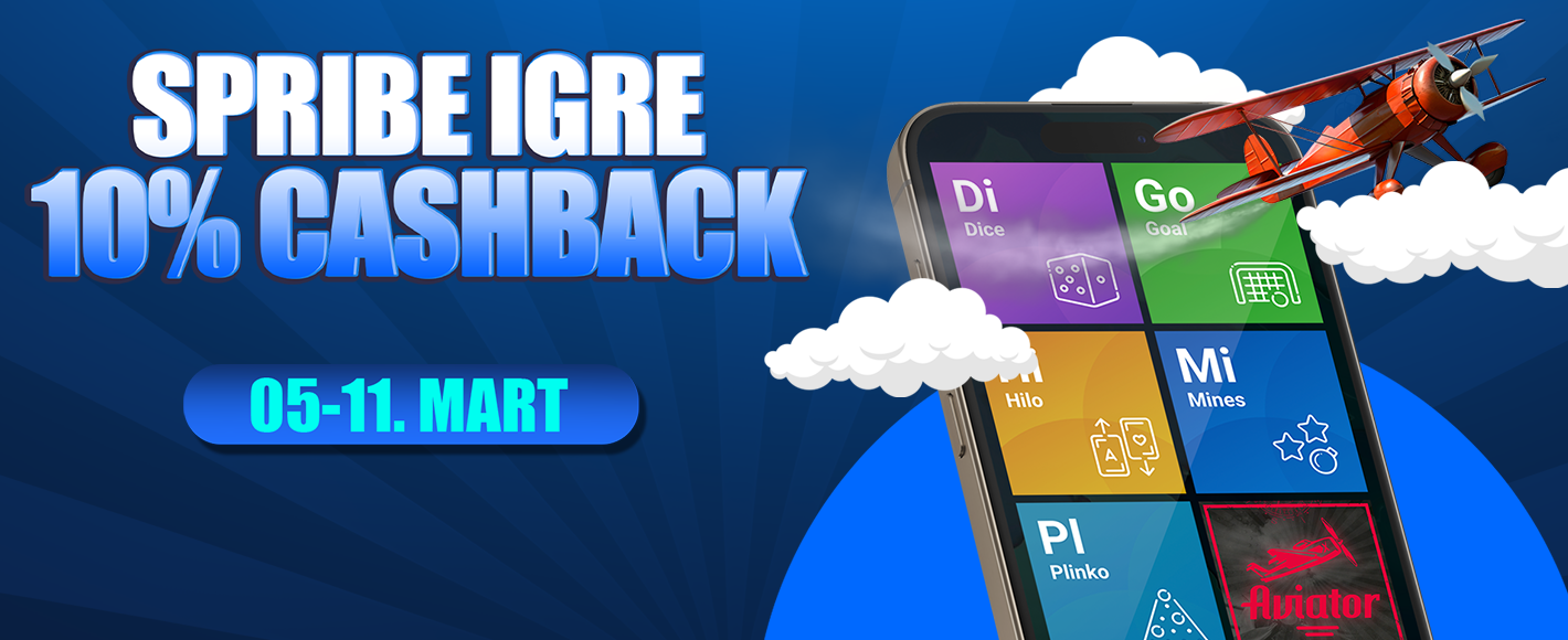 Spribe igre cashback